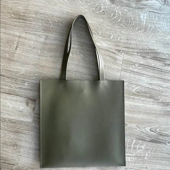 Everlane Bags Everlane The Gallery Leather Tote Olive Poshmark